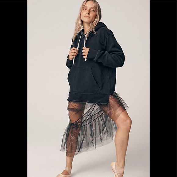 Zara Blue Transparent Tulle Tutu Mesh Midi Dress - Picture 16 of 16